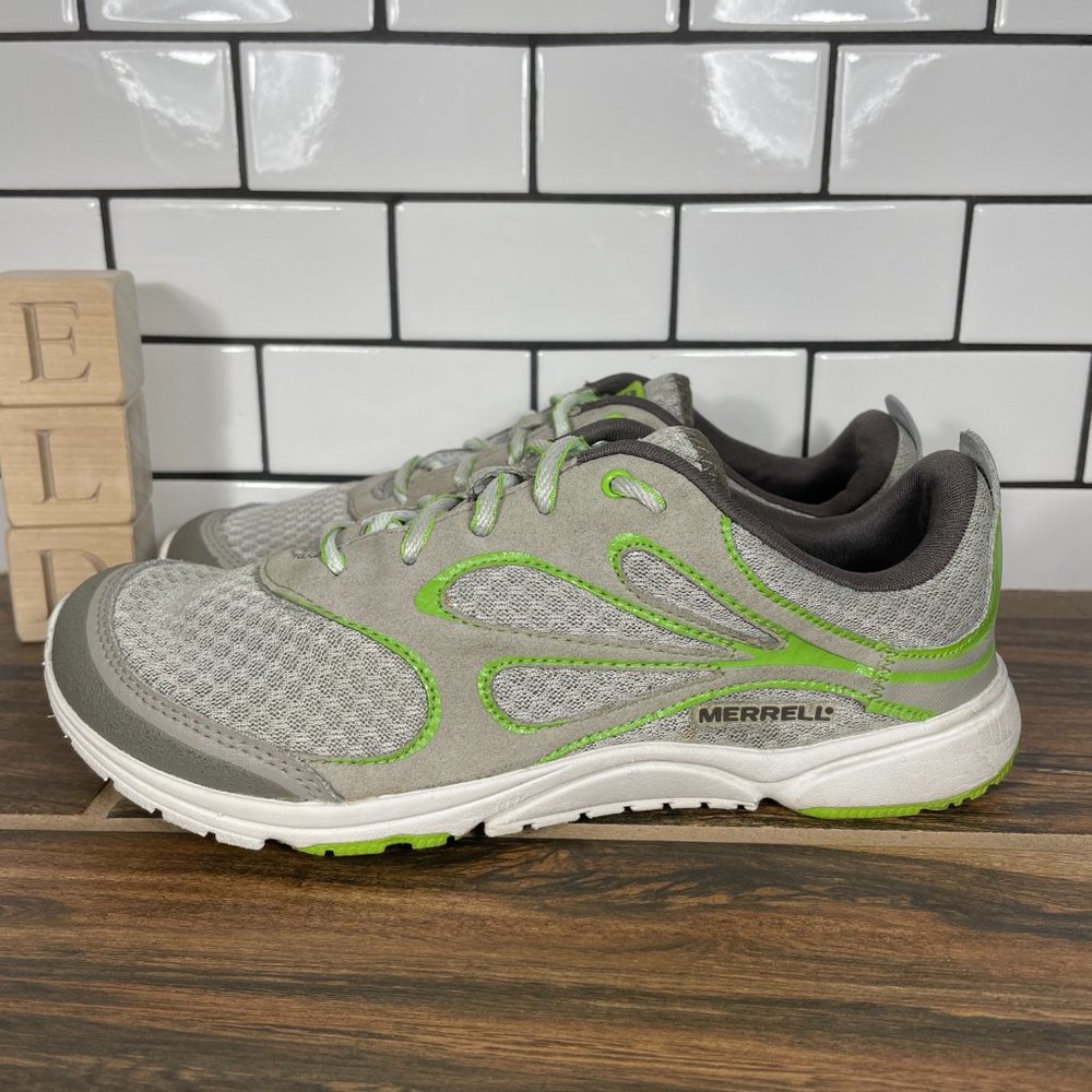 Merrell Bare Access Arc Womens Sz 7 Running Shoes Gray Vibram Barefoot Trainers